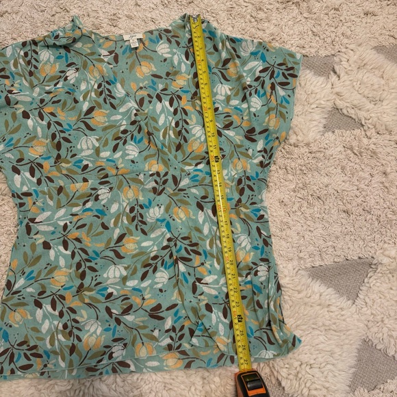 J. Jill 2-piece Stretch Skirt/blouse , size Large floral print - Picture 3 of 12